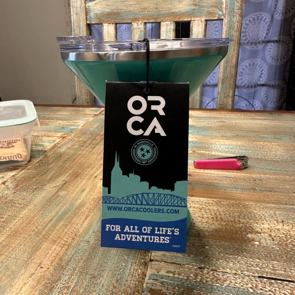 ORCA Tini Cooler Bowl in Green and Silver